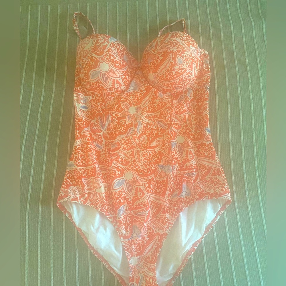 Tory Burch Underwire One Piece Swimsuit
